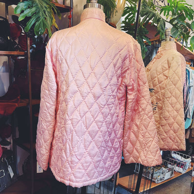 Vintage Quilted Silk Jacket