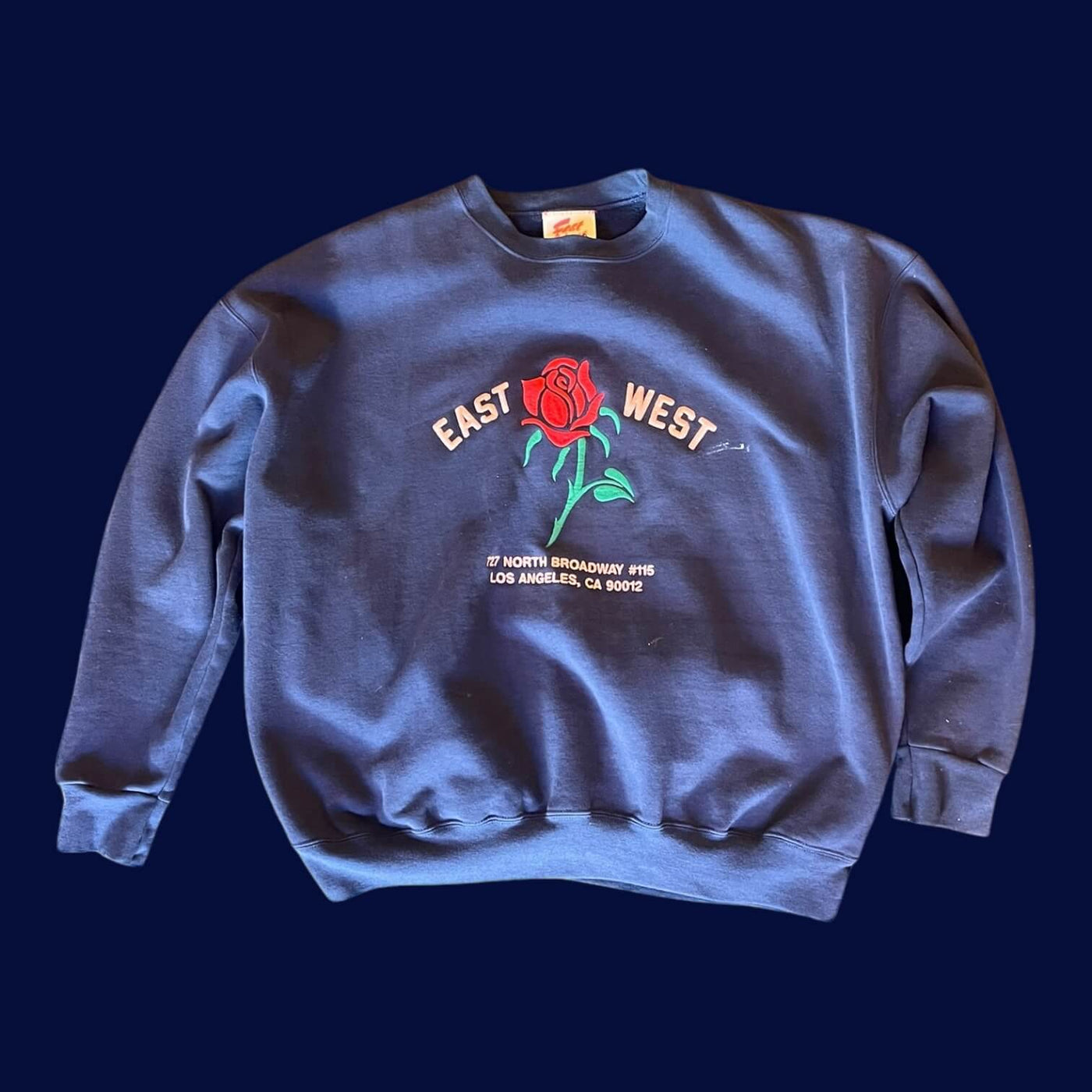 East West Rose Sweatshirt #9.2 Navy XL